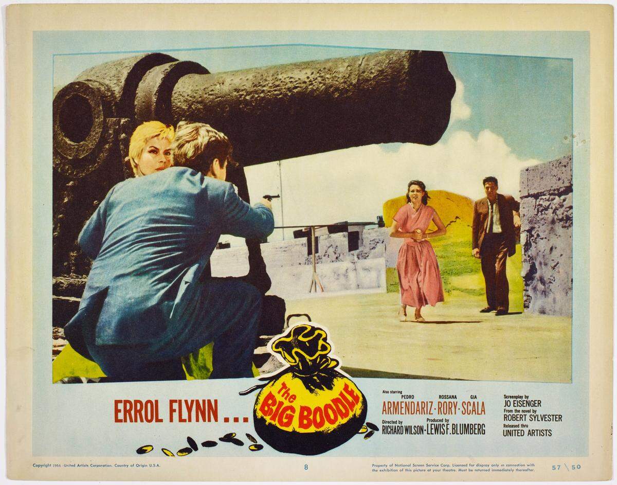 ‘The Big Boodle”, con Errol Flynn a la cabeza del elenco, se filmó en Cuba.