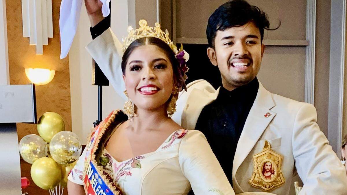 Abigail López y Frank Caicedo.