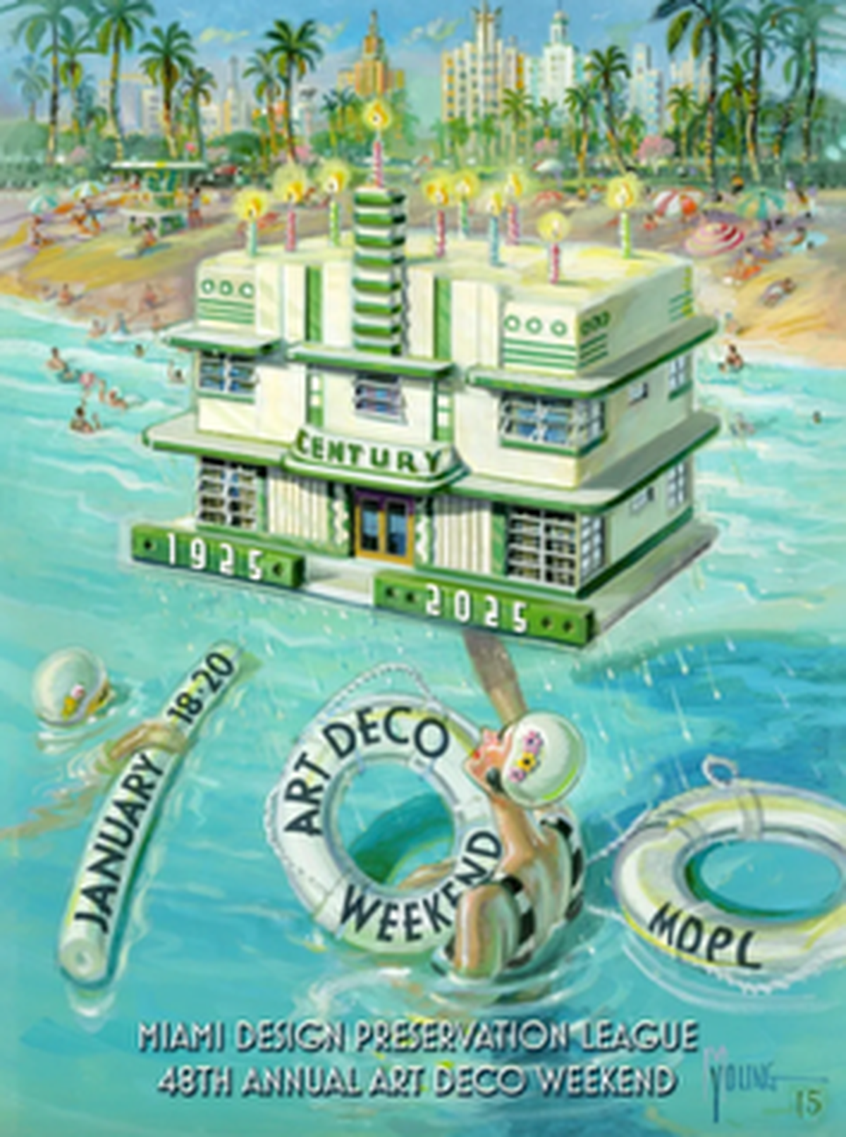 El&nbsp;Art Deco Weekend&nbsp;es una celebración de tres días dedicada a este movimiento de diseño.