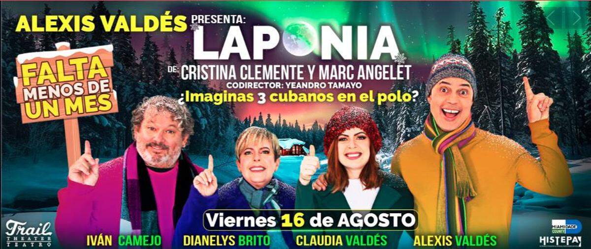 Comedia ‘La Ponia’, tres cubanos en el polo con Alexis Valdés en el Teatro Trail.