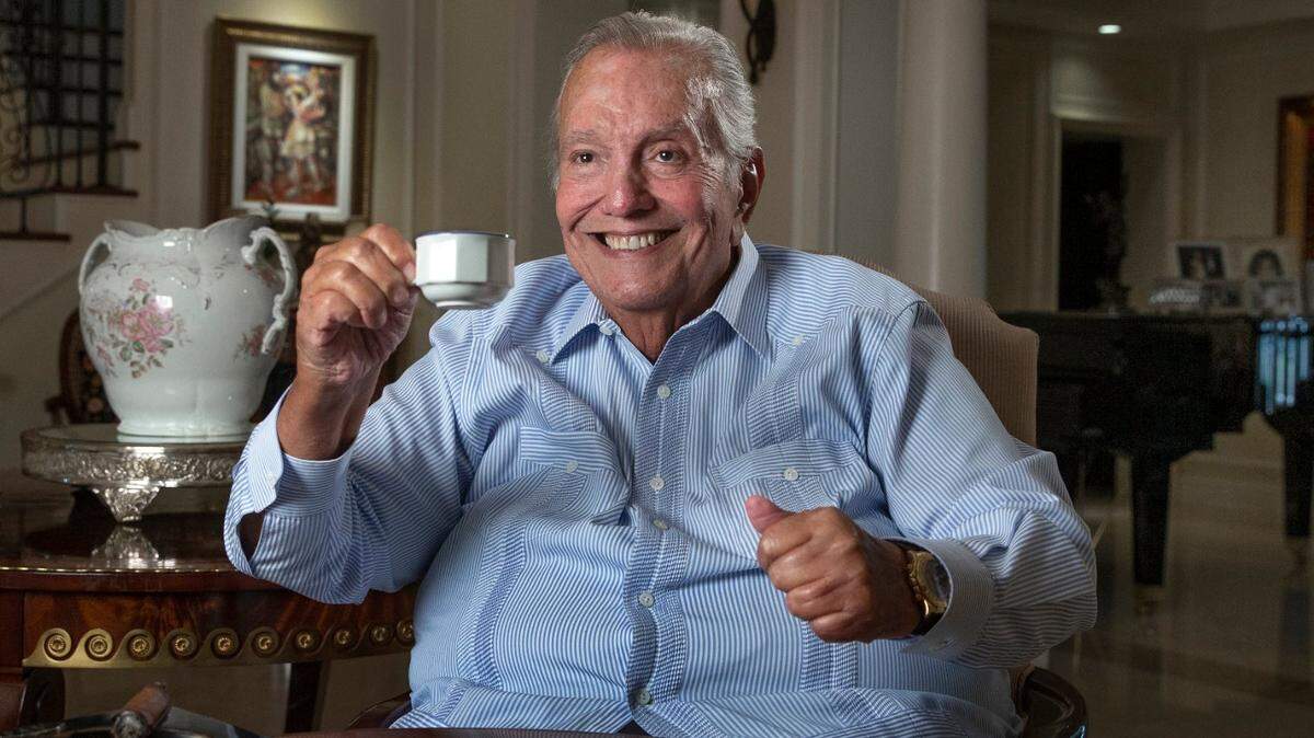 Felipe Valls Sr., el fundador de Versailles, en su casa en Coral Gables. 4 de Septiembre, 2020.