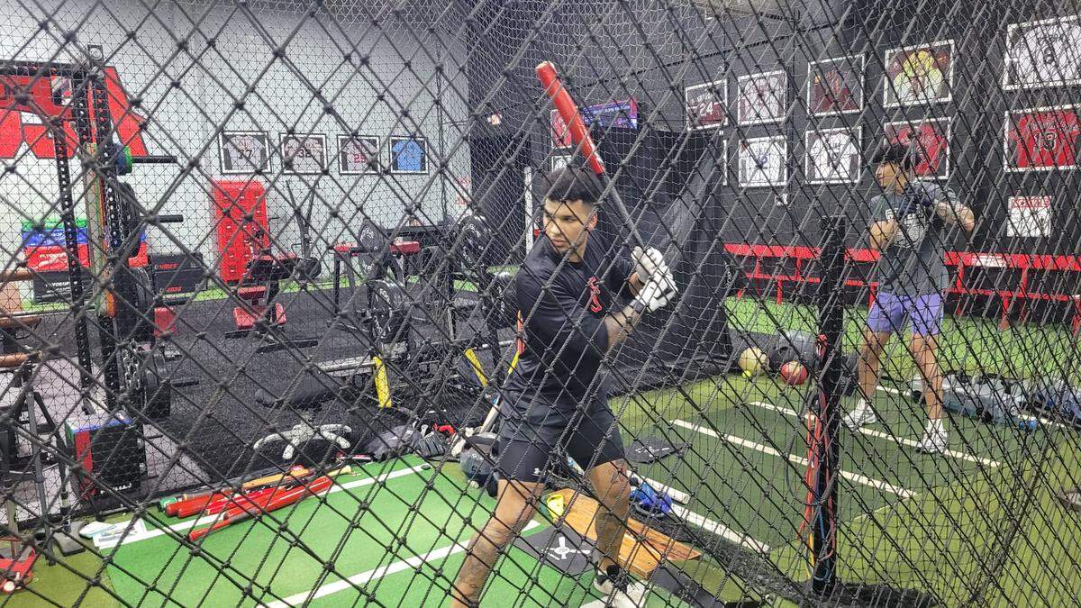 Víctor Mesa Jr. pasó la página y está dedicándose por completo a un final de invierno de entrenamiento completo para llegar en la mejor forma posible a la primavera.