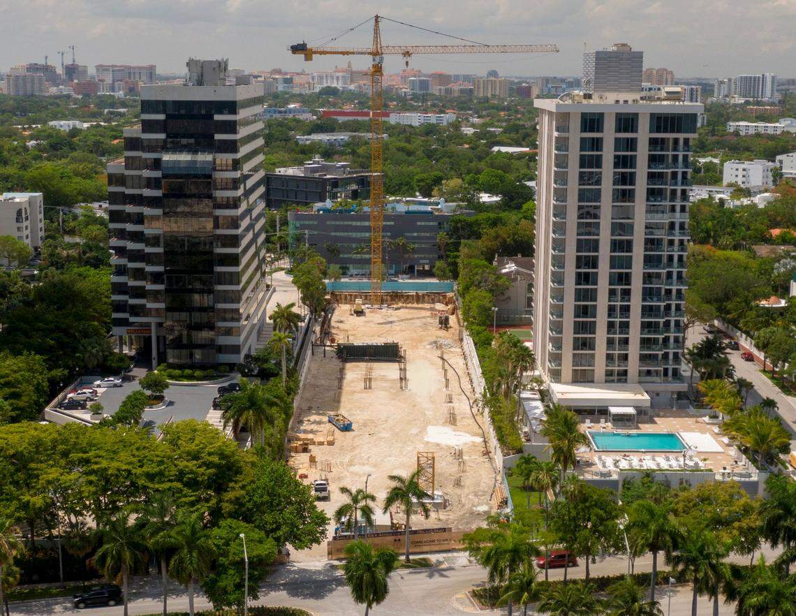 Proyecto de construcción en Coconut Grove.