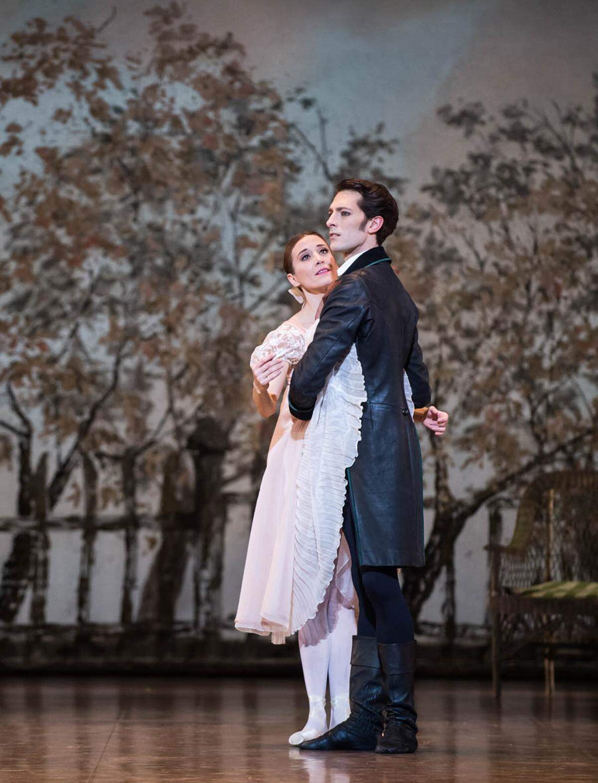 Ludmila Pagliero y Mathieu Ganio en “Onegin”, de John Cranko. 