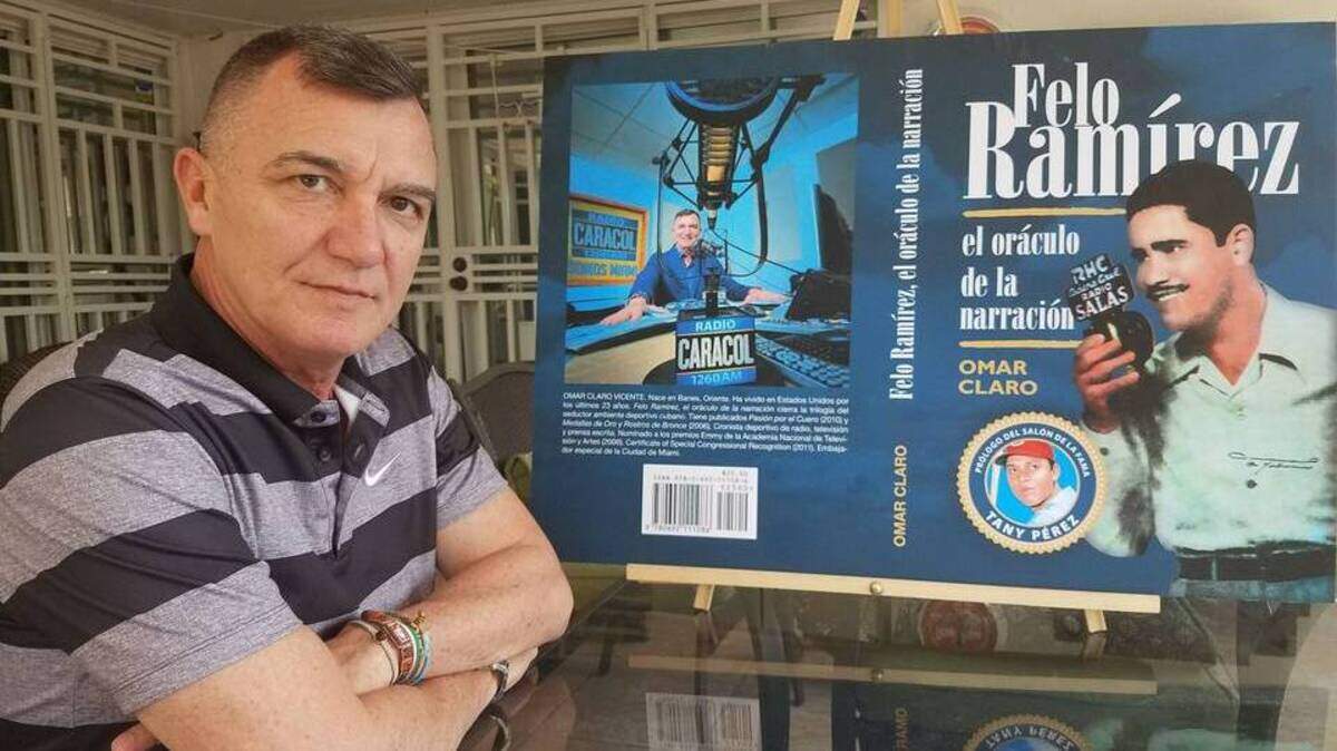EL PERIODISTA Omar Claro presenta su obra “Felo Ramírez, el oráculo de la narración”.