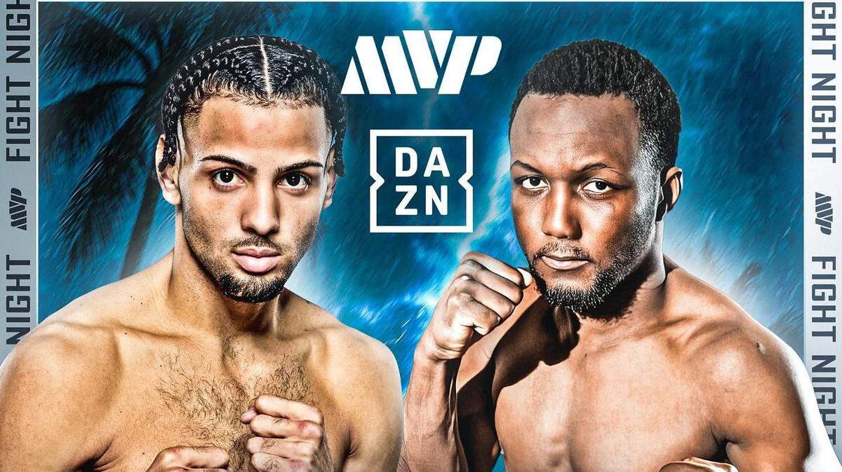 Yoenis Téllez (izq.) volverá a la acción el próximo 23 de agosto en Orlando para la primera defensa del título interino superwelter de la Asociación Mundial de Boxeo (AMB) ante el complicado y técnico Abass Baraou.