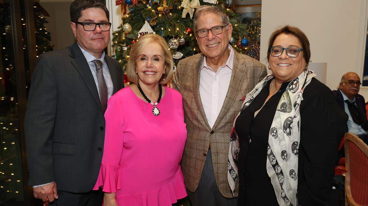 René Rodríguez, Aida Levitan, Ph.D.; Alberto Ibargüen y Adriana Bosch.