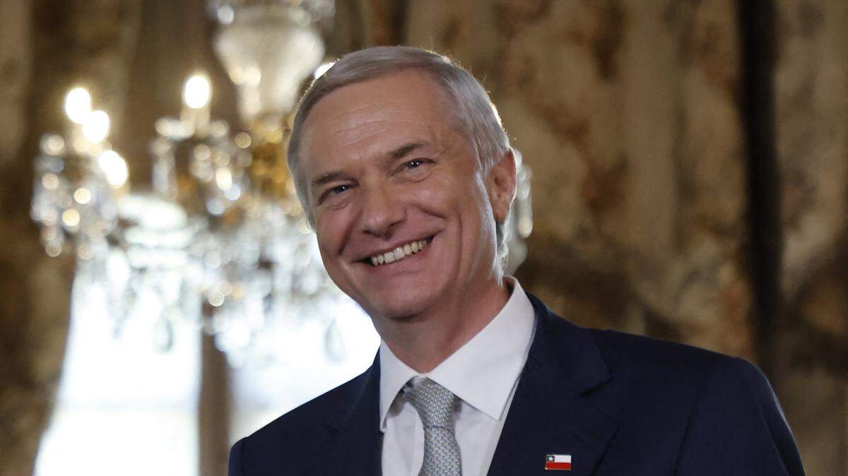 El presidente electo de Chile, José Antonio Kast en Santiago el 10 de marzo de 2026, antes de la ceremonia de inauguración presidencial.