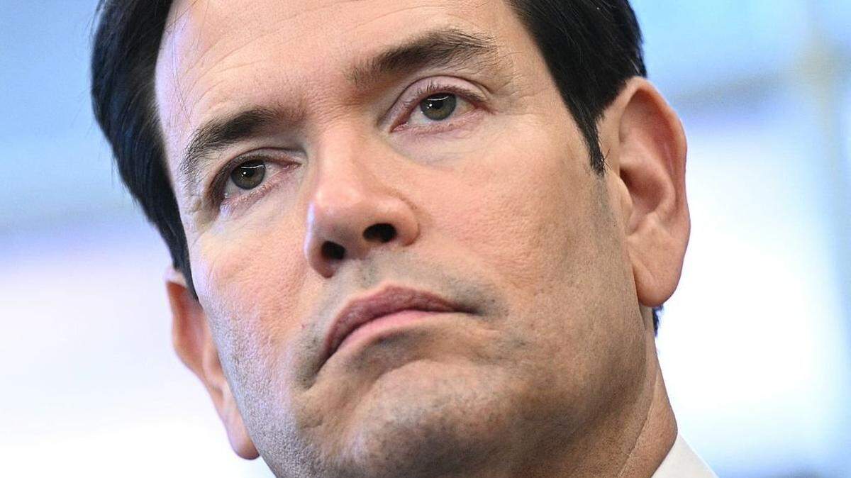 US Secretary of State Marco Rubio looks on during a meeting with the White House Task Force on the FIFA World Cup 2026 in the Oval Office of the White House in Washington, DC on November 17, 2025. (Photo by Brendan SMIALOWSKI / AFP) (Photo by BRENDAN SMIALOWSKI/AFP via Getty Images)