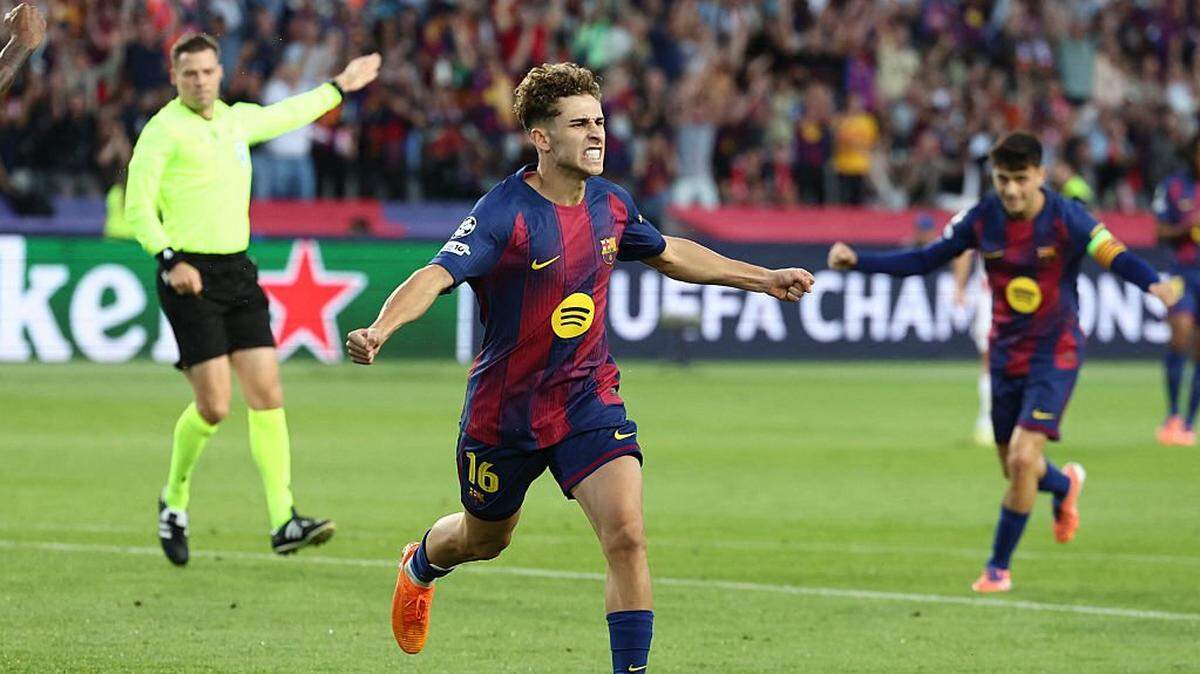El FC Barcelona goleó este martes al Olympiacos 6-1 en Montjuic, en la tercera jornada de la Liga de Campeones, gracias sobre todo al hat-trick de Fermín López.