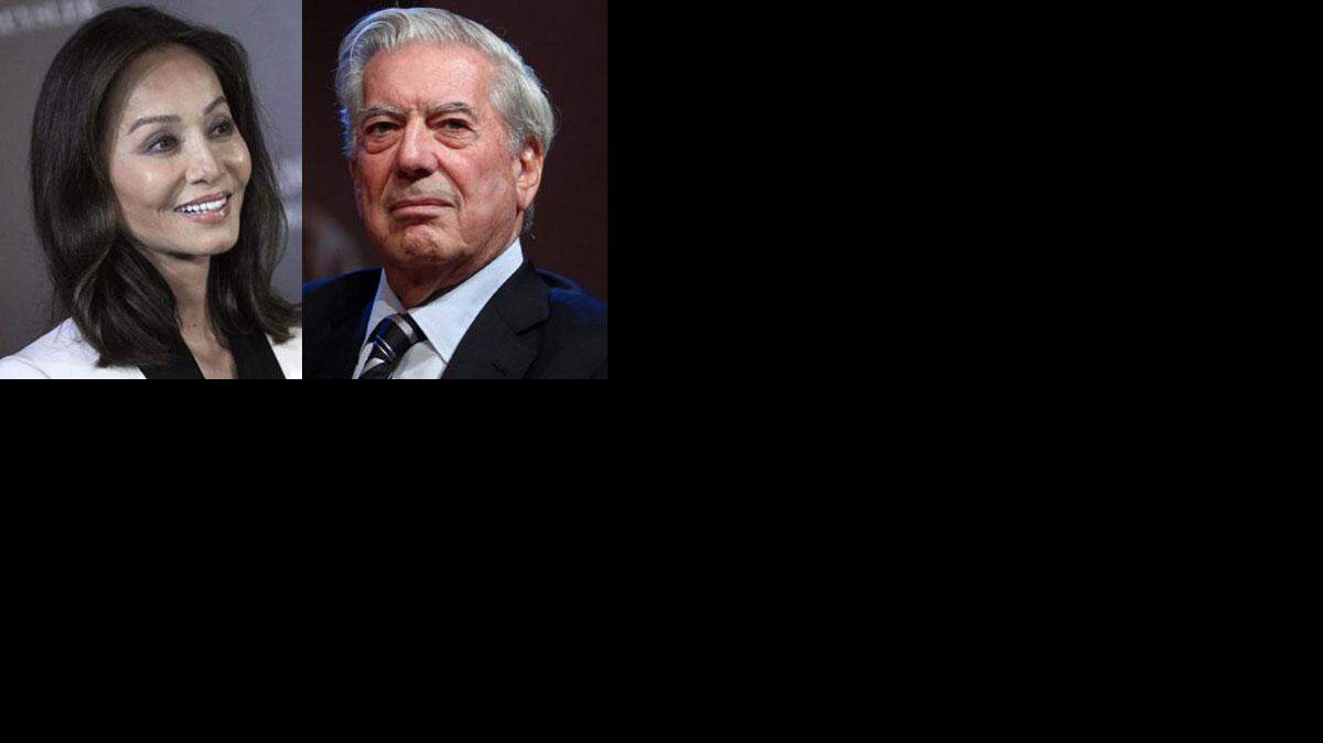  Isabel Preysler y Mario Vargas Llosa.  