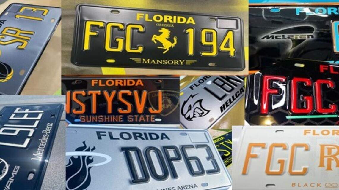 Advertencia a conductores en Miami: Serán multados por tener esto en su matrícula