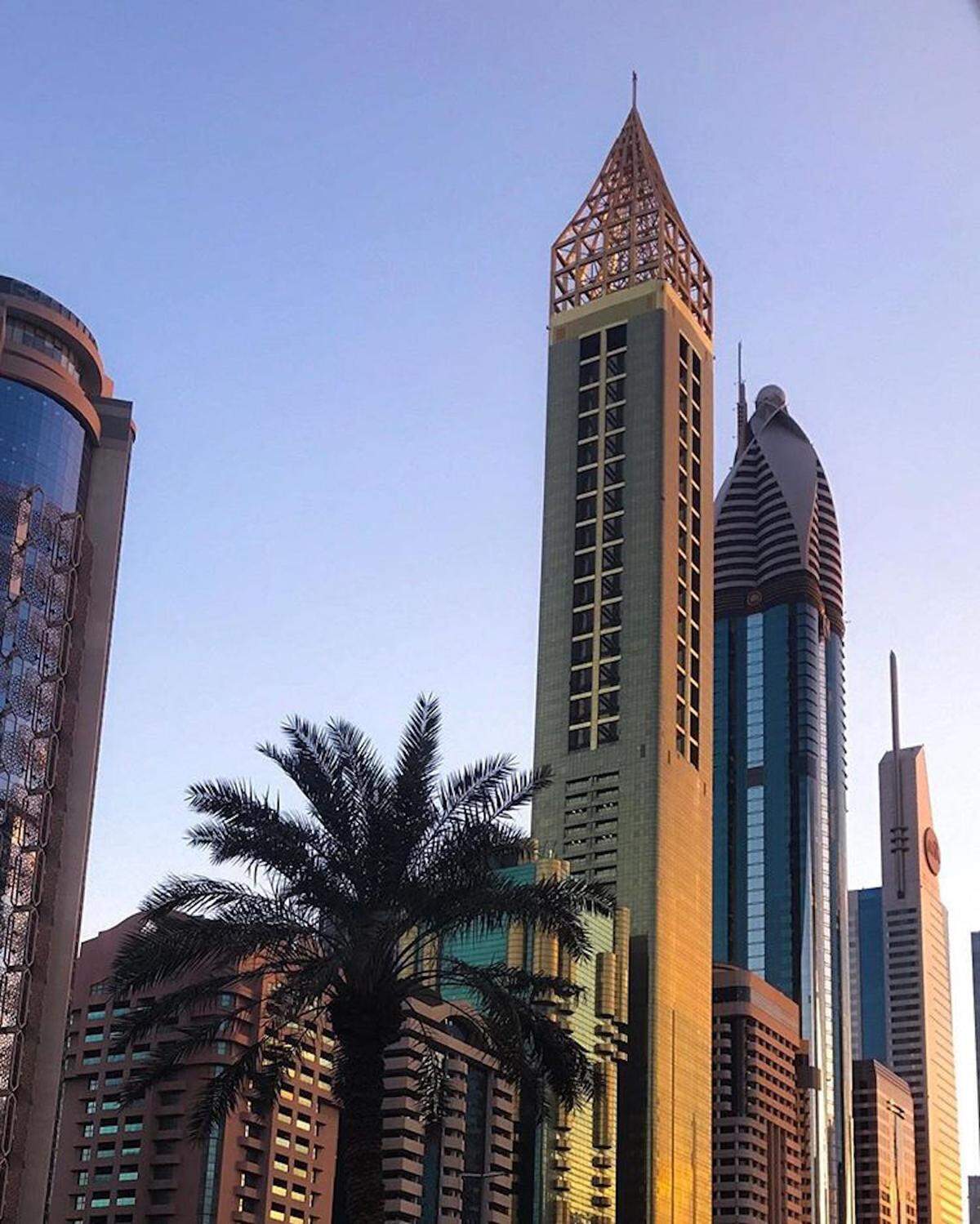 Detalle del hotel Gevora en Dubai (EAU).