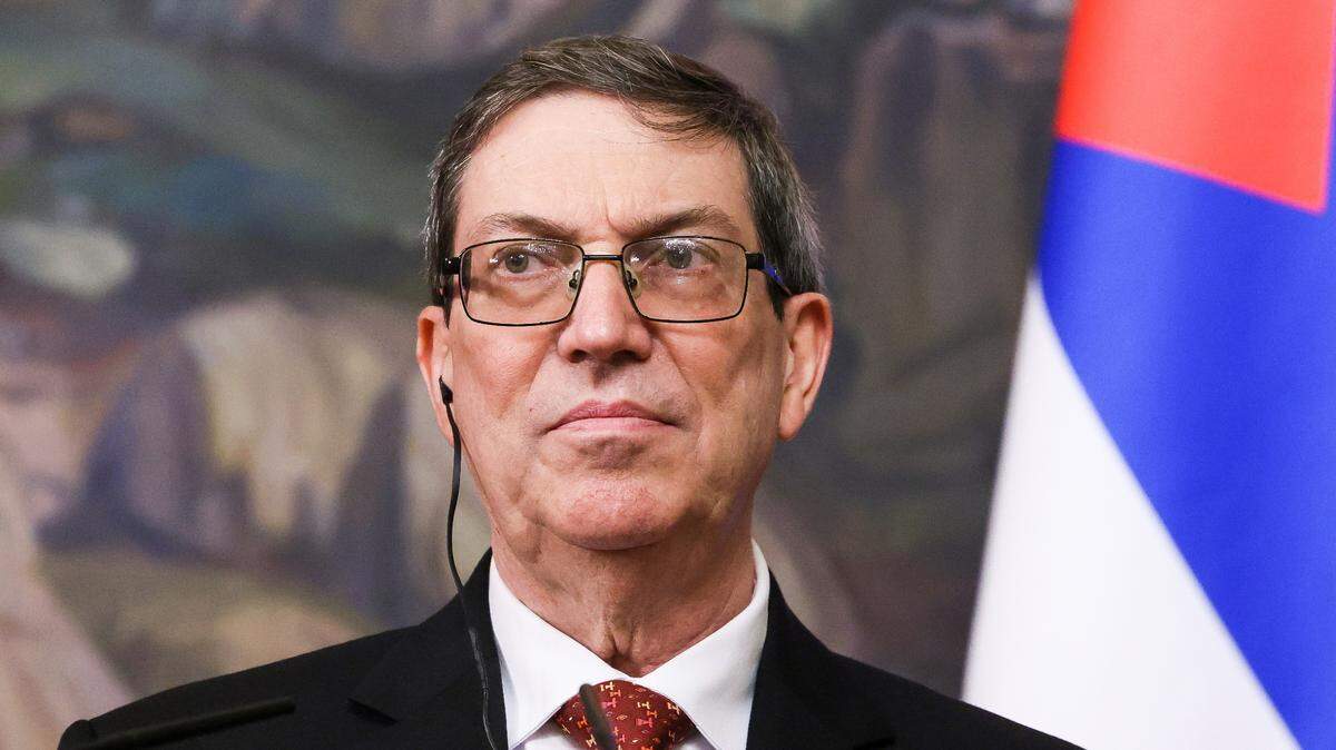 Foto de archivo del ministro cubano de Relaciones Exteriores, Bruno Rodríguez. La Habana acusó el lunes a Estados Unidos de “conducta criminal y violatoria de los derechos humanos” tras conocer que el presidente Donald Trump firmó una directiva para endurecer las medidas de presión económica y restricciones contra la isla.