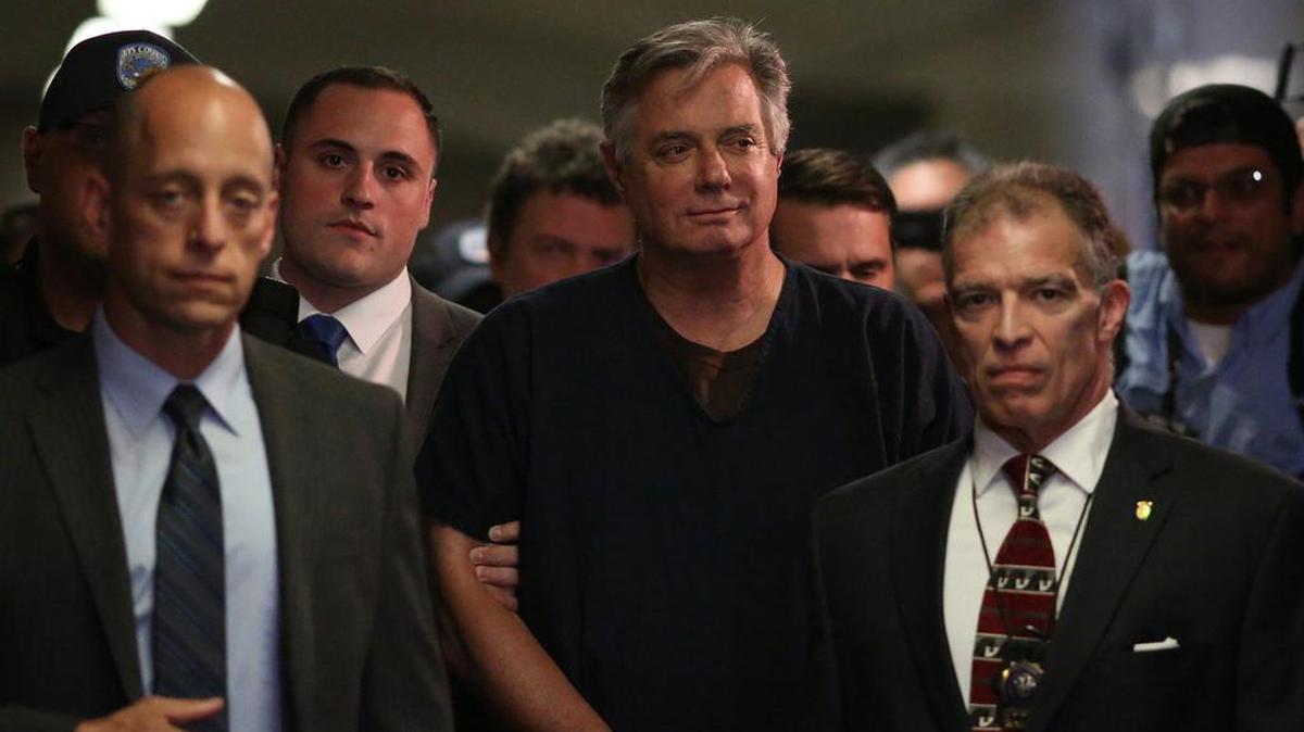Former Trump campaign manager Paul Manafort arrives in a New York court on June 27, 2019.