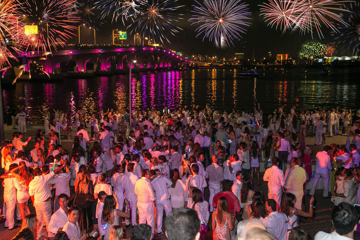 La fiesta Five Star New Year’s Eve, producida por Concept ID, tiene lugar en Amara at Paraíso.