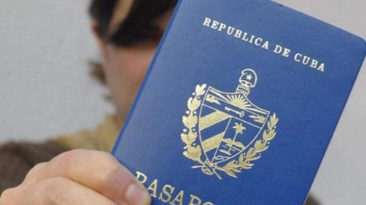 Pasaporte cubano.