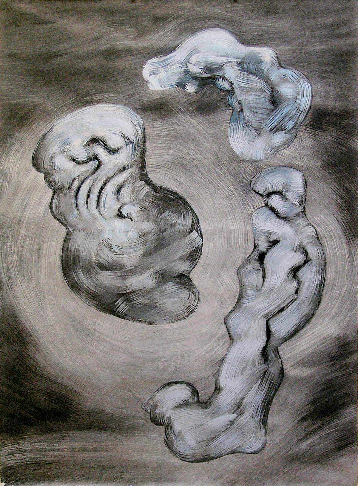 ‘Puede caernos la mala suerte’, 2018, óleo sobre lienzo.