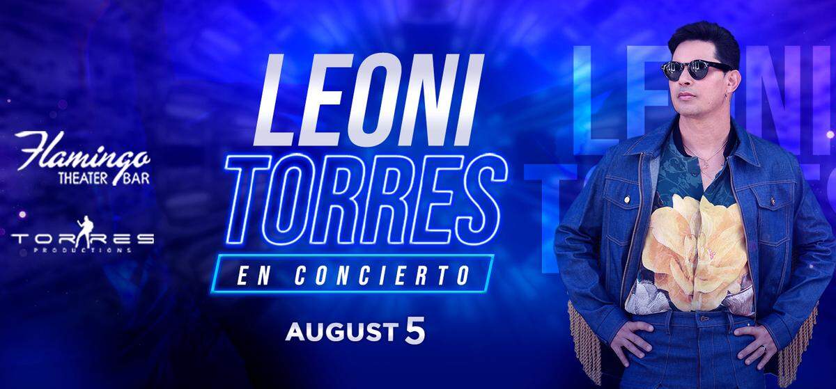 Leoni Torres en concierto en el Flamingo Theater Bar.