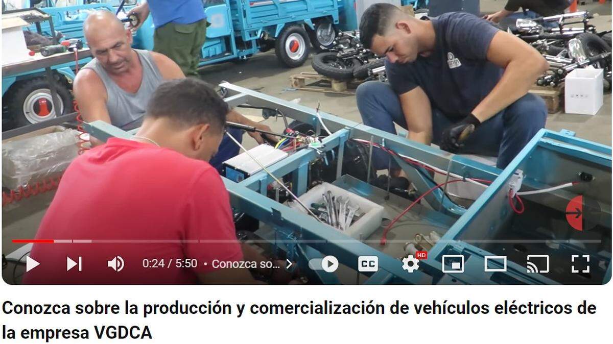 La empresa VEDCA apuesta por la producción de autos eléctricos en Cuba, aun en medio de la crisis energética.