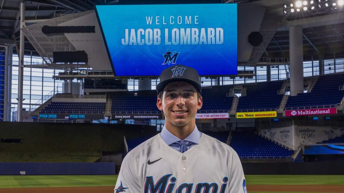 Mi familia es cubana y estoy feliz de firmar con Miami: Jacob Lombard comienza a cumplir su sueño