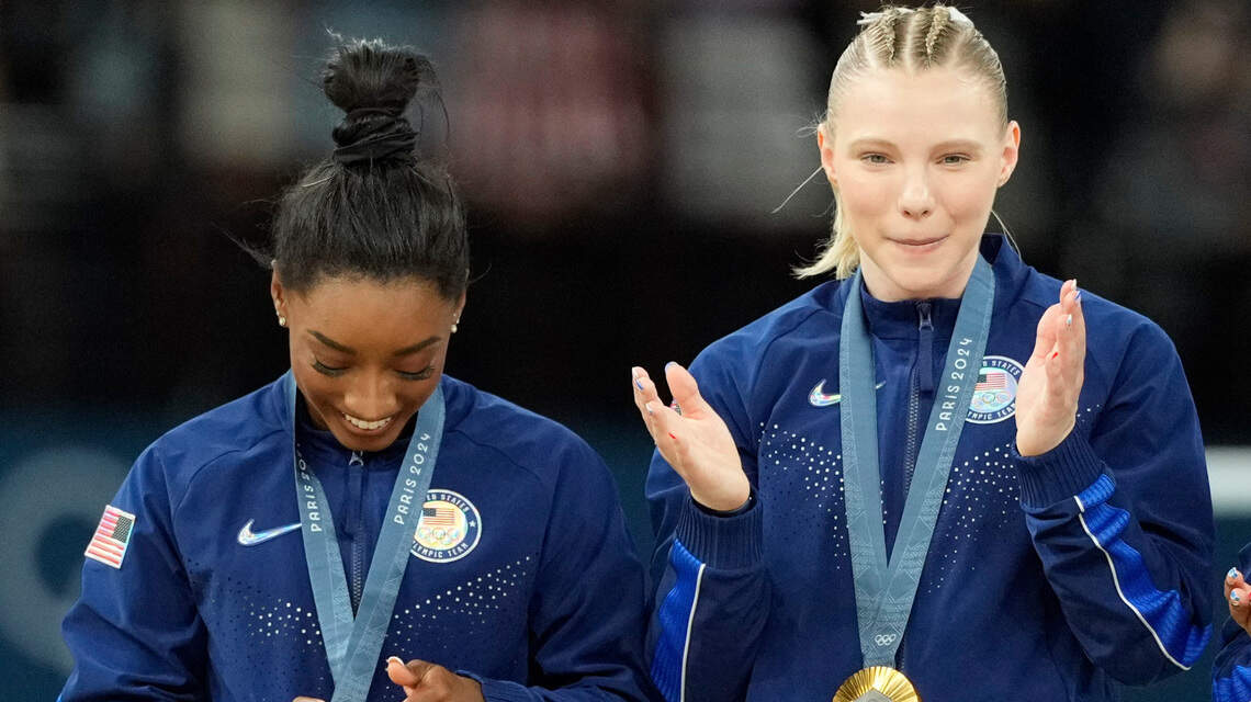 Simone Biles sticks her vault, leads ‘Redeem Team’ to Olympic gold in Paris