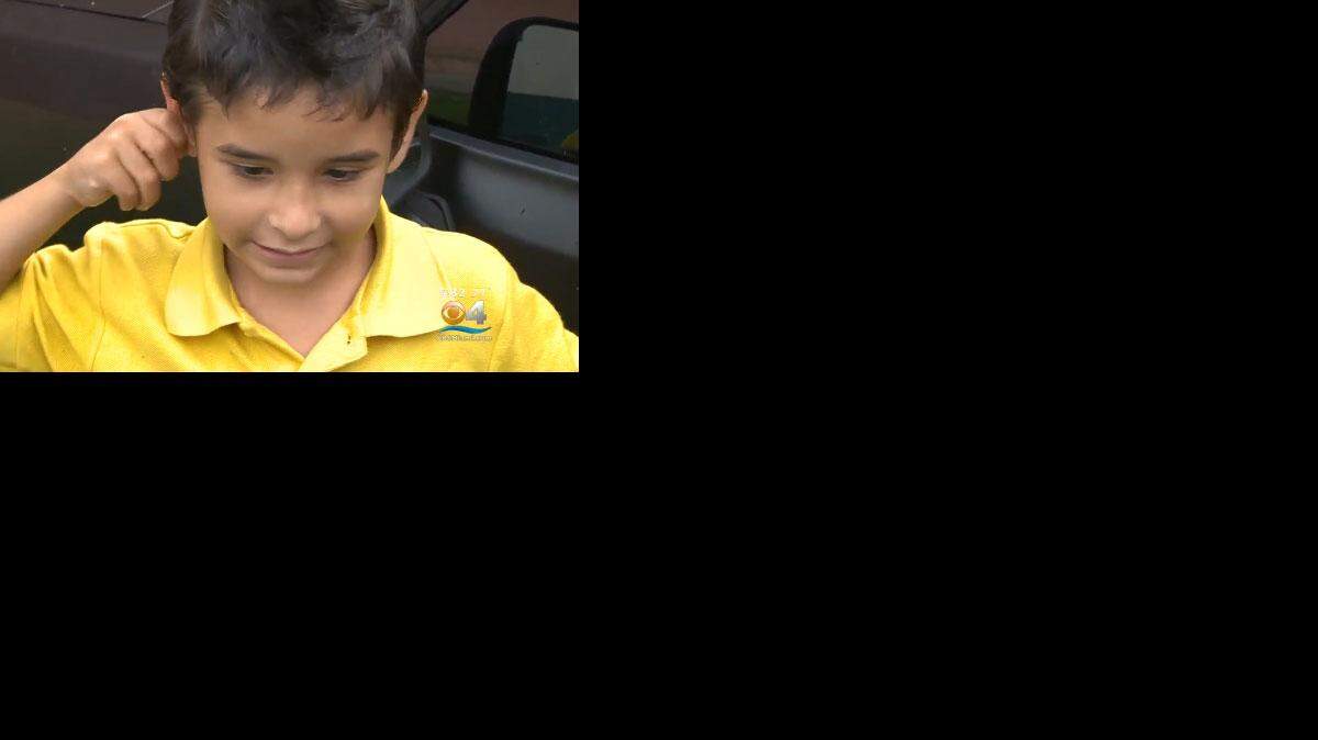 José Feliciano, de 5 años,  alumno de Kindergartner.