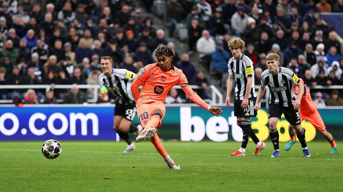 Sin inspiración, el Barcelona empató 1-1 in extremis en la cancha del Newcastle gracias a un penal marcado por Lamine Yamal, este martes en la ida de los octavos de la Liga de Campeones, en una eliminatoria que se decidirá el próximo miércoles en el Camp Nou.