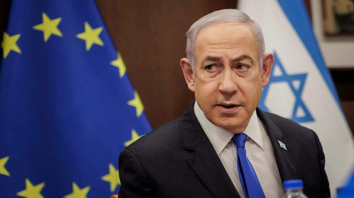 Foto de archivo del primer ministro de Israel Benjamin Netanyahu. Israel lanzó un ataque contra Irán en represalia por el bombardeo que sufrió el fin de semana de parte de ese país, reportaron medios estadounidenses el jueves por la noche.