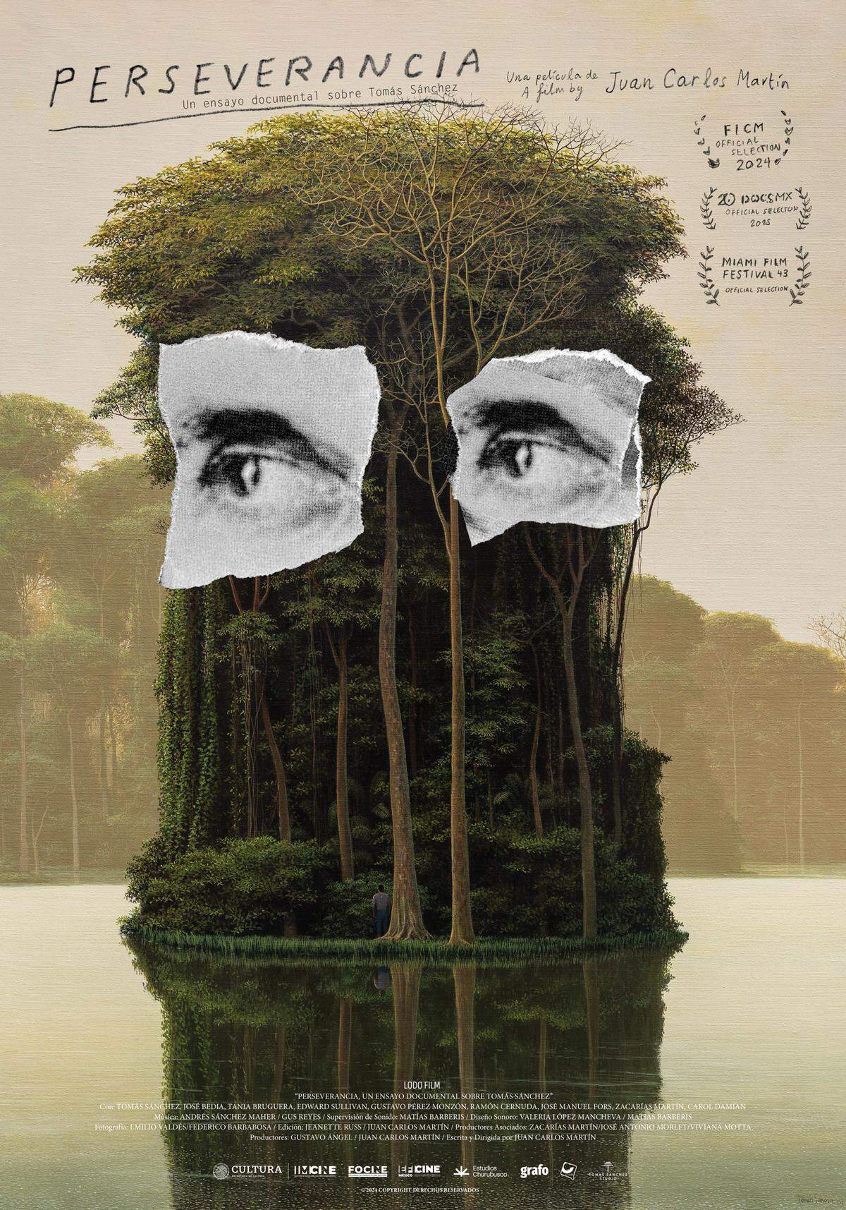 Cartel del documental ‘Perseverancia. Un ensayo documental sobre Tomás Sánchez’.