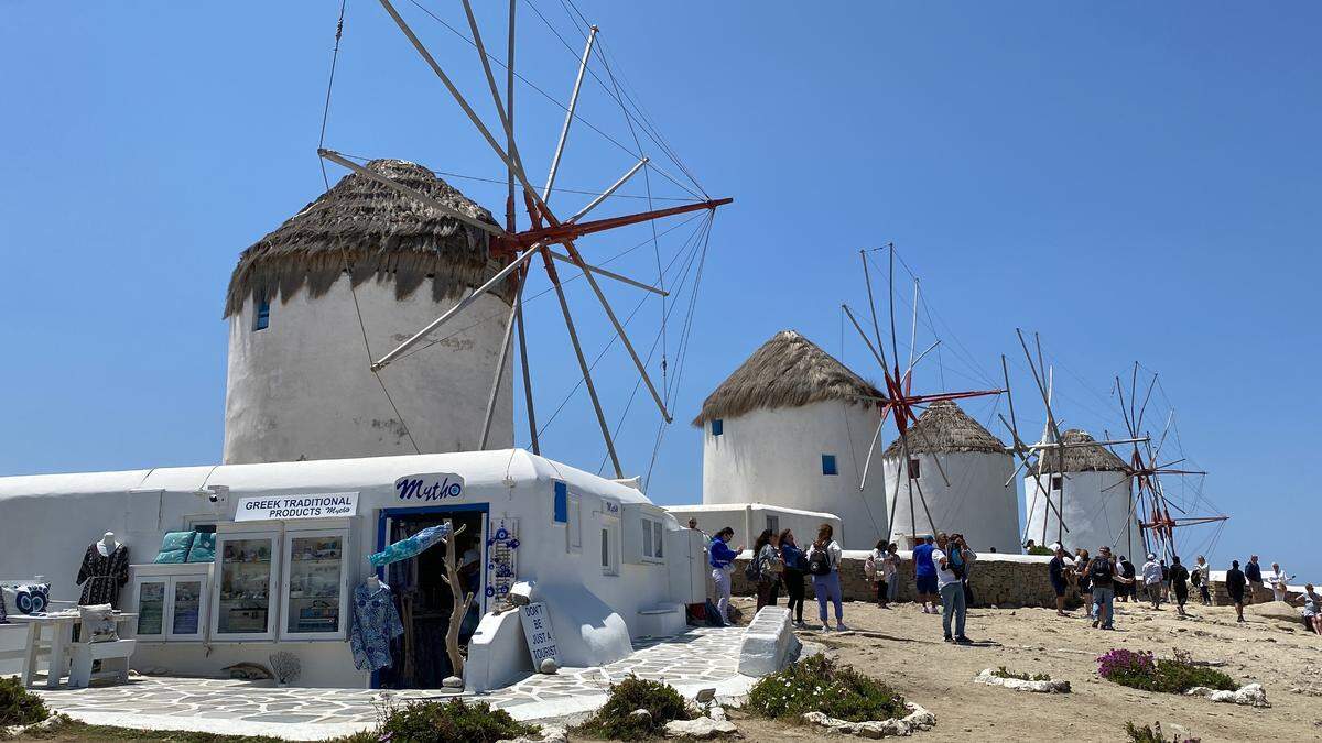 Molinos en Mikonos.