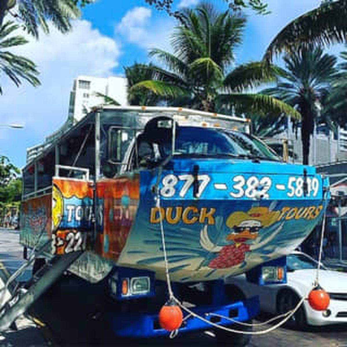 Duck Tours South Beach, crucero turístico guiado.