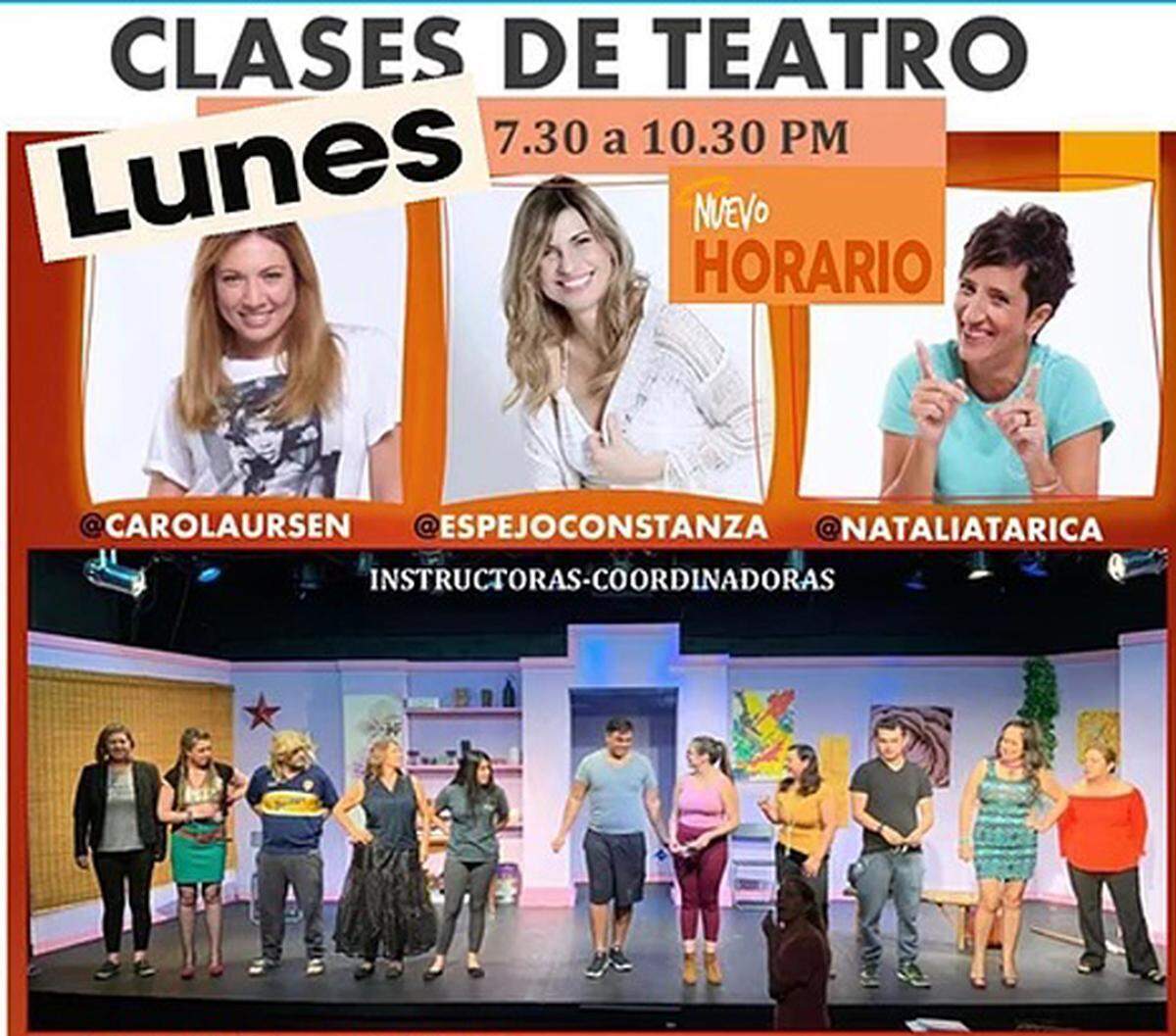 Clases de teatro: Expresión, emociones vocalización, trabajo corporal, creación de personajes, improvisación montaje, escenas y mucho más.