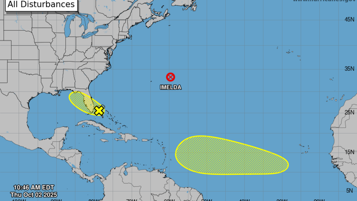 ¿Qué sucedería si se forma una baja presión cerca de Florida y las Bahamas?