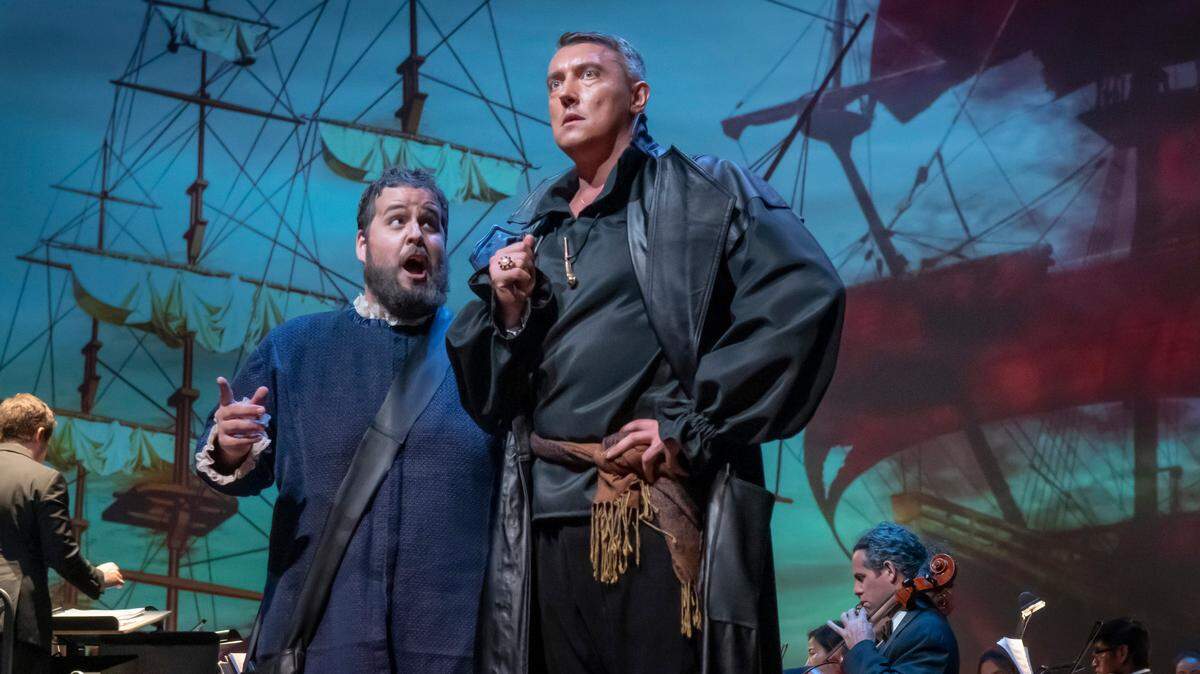 Wagner Institute en el Arsht Center con “The Flying Dutchman”. Roman Ialcic (protagónico) y Samuel Weiser (Daland).
