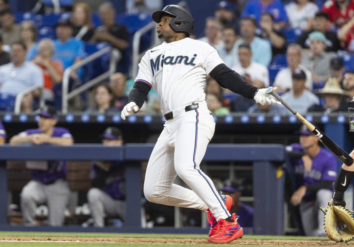 Con 58 inatrapables, la cuarta cifra más alta en la liga, el veloz campocorto Xavierd Edwards ratifica que su contacto y esa agresividad eléctrica al correr las bases son herramientas vitales para el esquema de Miami.