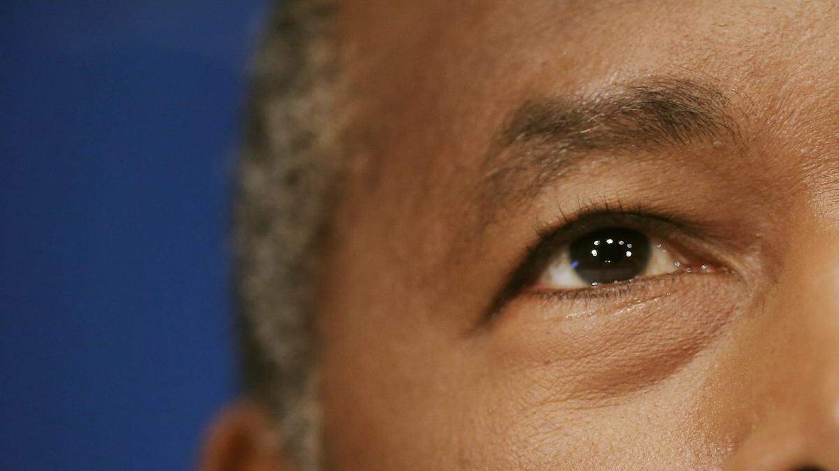 El precandidato republicano Ben Carson. 