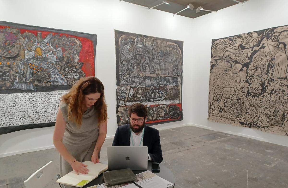 Representante de una nueva generación que vienen con mucha potencia, la mexicana Paloma Contreras Lomas (1991), presenta en ARCO Madrid.  