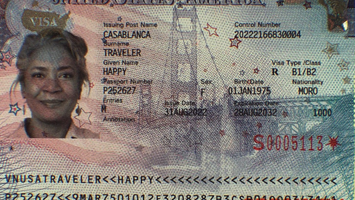 Así luce la nueva lámina de visa americana que incorpora la imagen de un puente.