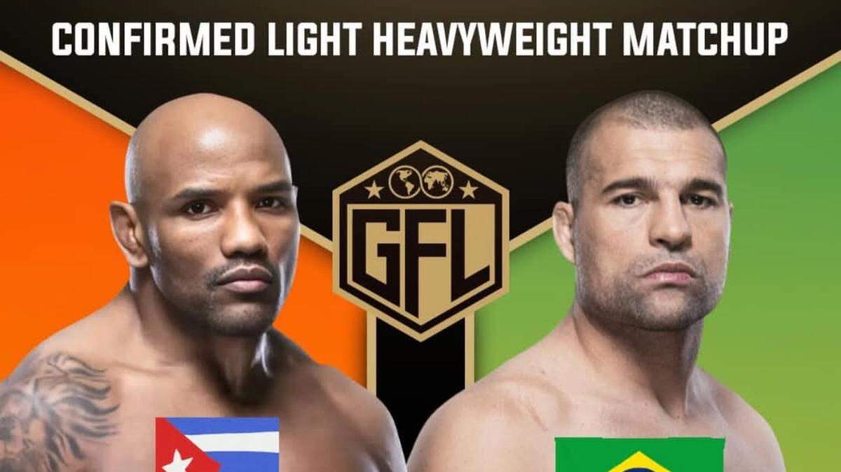 Global Fight League acaba de anunciar una pelea esperada para la ronda inaugural de combates a principios de abril al anunciar los choques entre Yoel Romero (izq.) y Mauricio “Shogun’’ Rua.