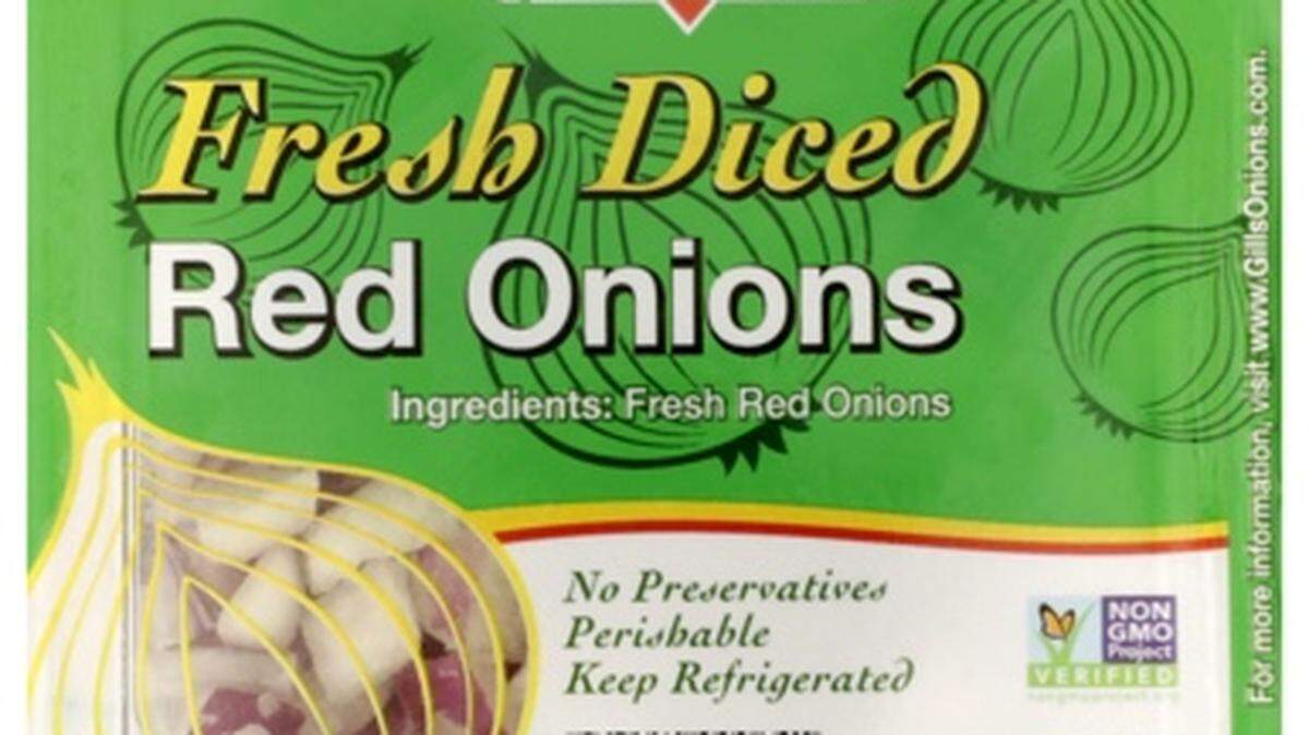 Gills Onions de Oxnard, CA está retirando voluntariamente del mercado los productos de cebollas frescas cortadas en cubitos de la marca Gills Onions porque tienen el potencial de estar contaminados con Salmonella.