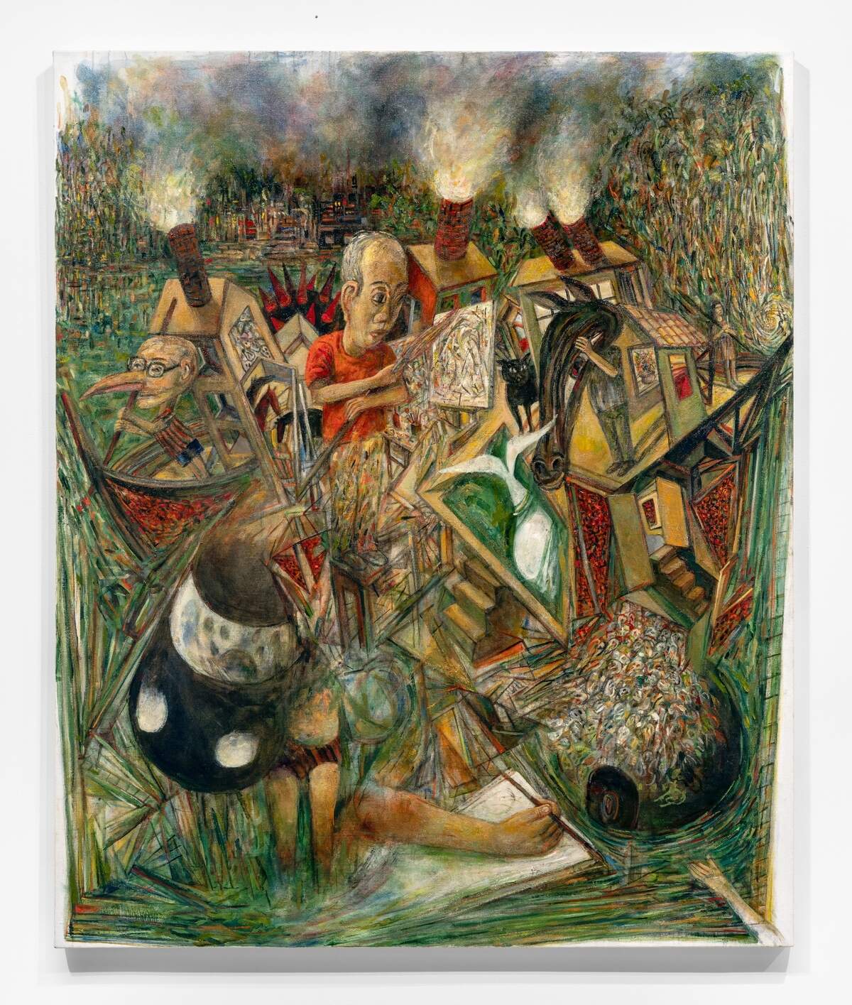 'Heart of Darkness' del artista Arturo Rodríguez, exhibicion 'Terra Incognita' en LnS Gallery.