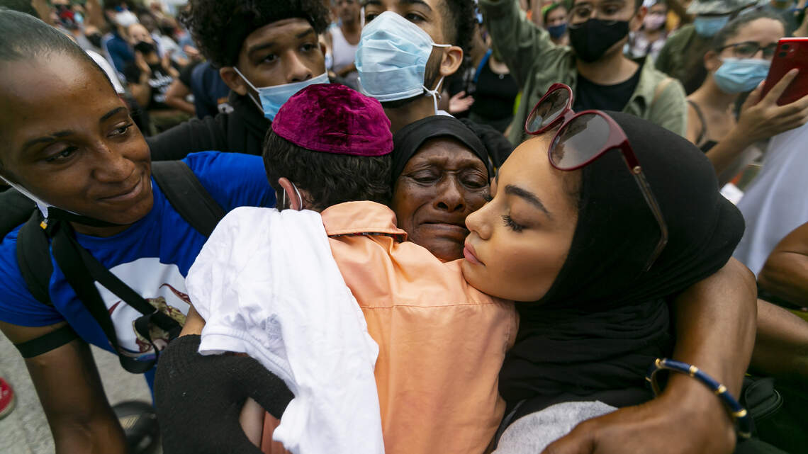 ‘Where are my Latinos?’ Miami protesters call out police brutality and Latino silence