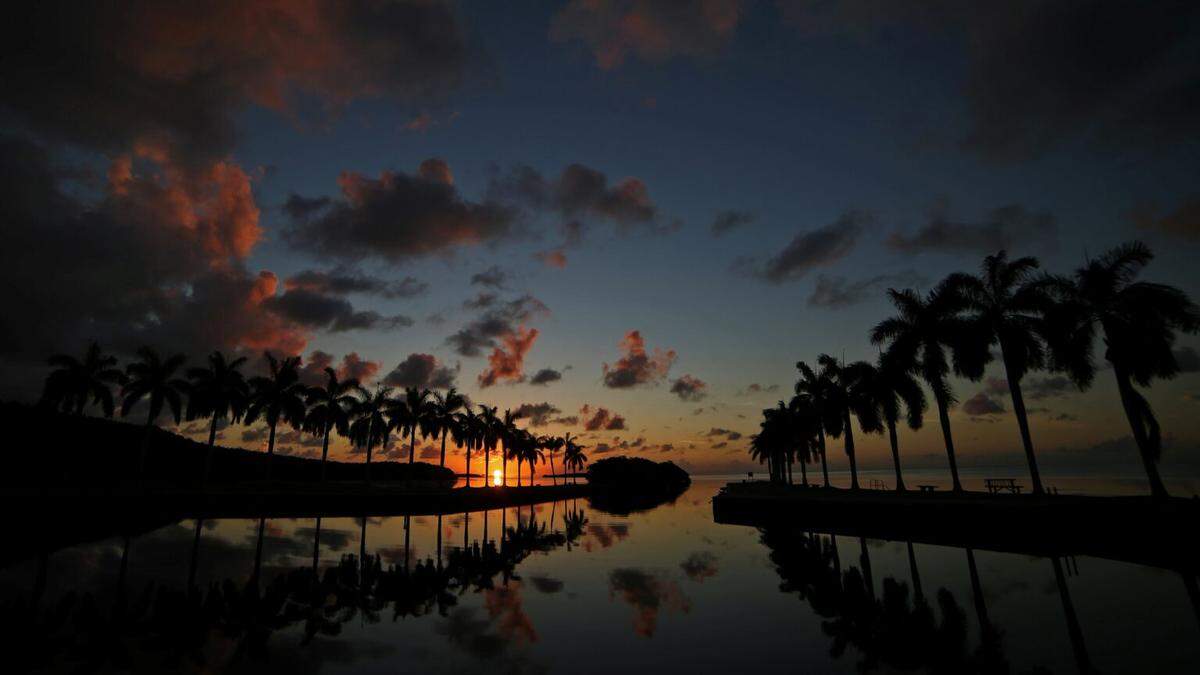 La Finca Deering ofrece una oportunidad para fotografiar el amanecer sobre la Bahía Biscayne.