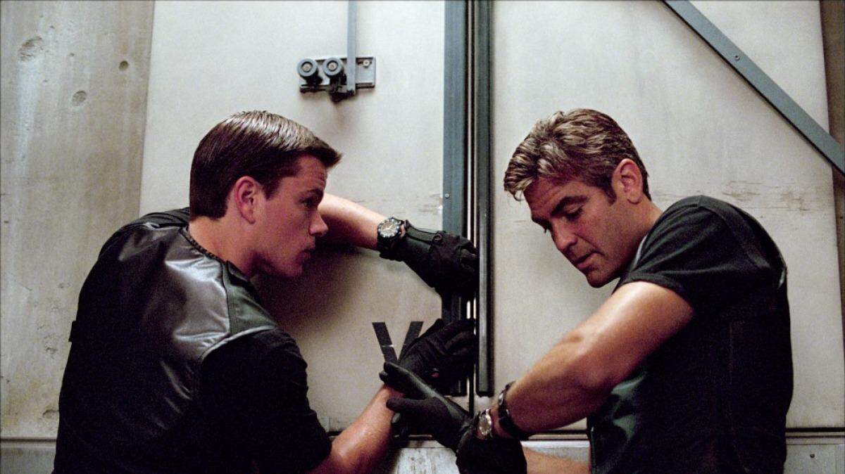 Una escena de la película “Ocean's eleven”.