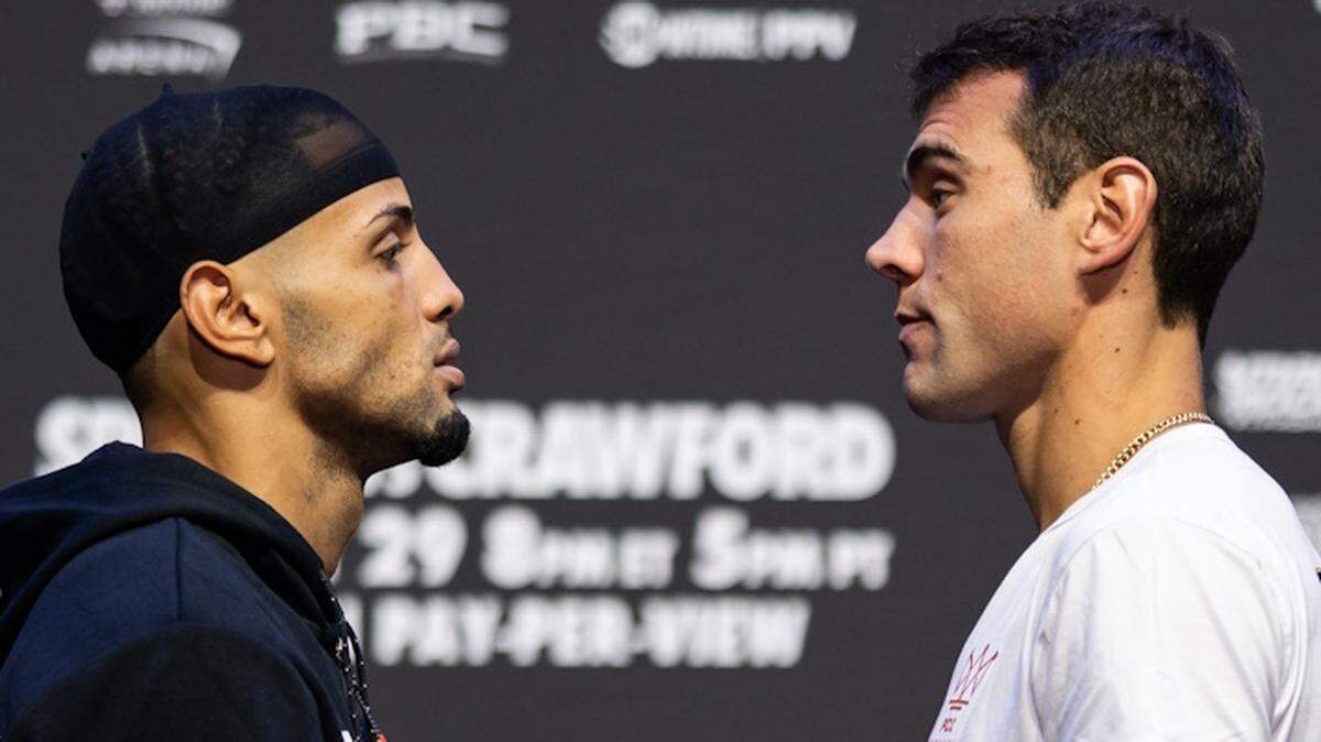 La oportunidad le ha llegado bien rápido a Yoénis Téllez (I). El prospecto cubano sube al ring este sábado en la T-Mobile Arena de Las Vegas para enfrentar al curtido español Sergio García como parte de la velada más esperada del 2023 que encabezan Terence Crawford y Errol Spence Jr.