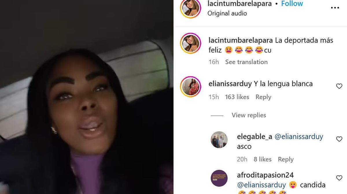 La cubana Cinthya Medrano, mejor conocida como “La Cintumbare”, presumió en redes sociales de su vida en la isla tras ser deportada de EEUU.