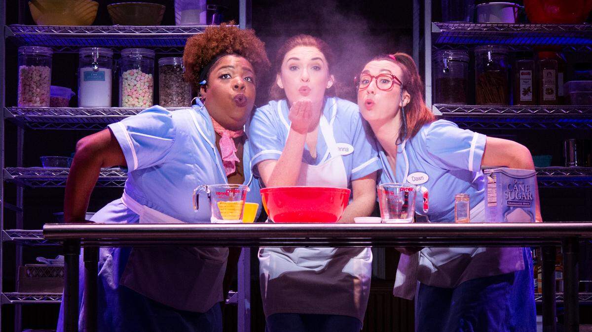 Maiesha McQueen, Christine Dwyer y Jessie Shelton en ‘Waitress’. Ziff Opera and Ballet Theater del Adrienne Arsht Center, del 26 de febrero al 3 de marzo.