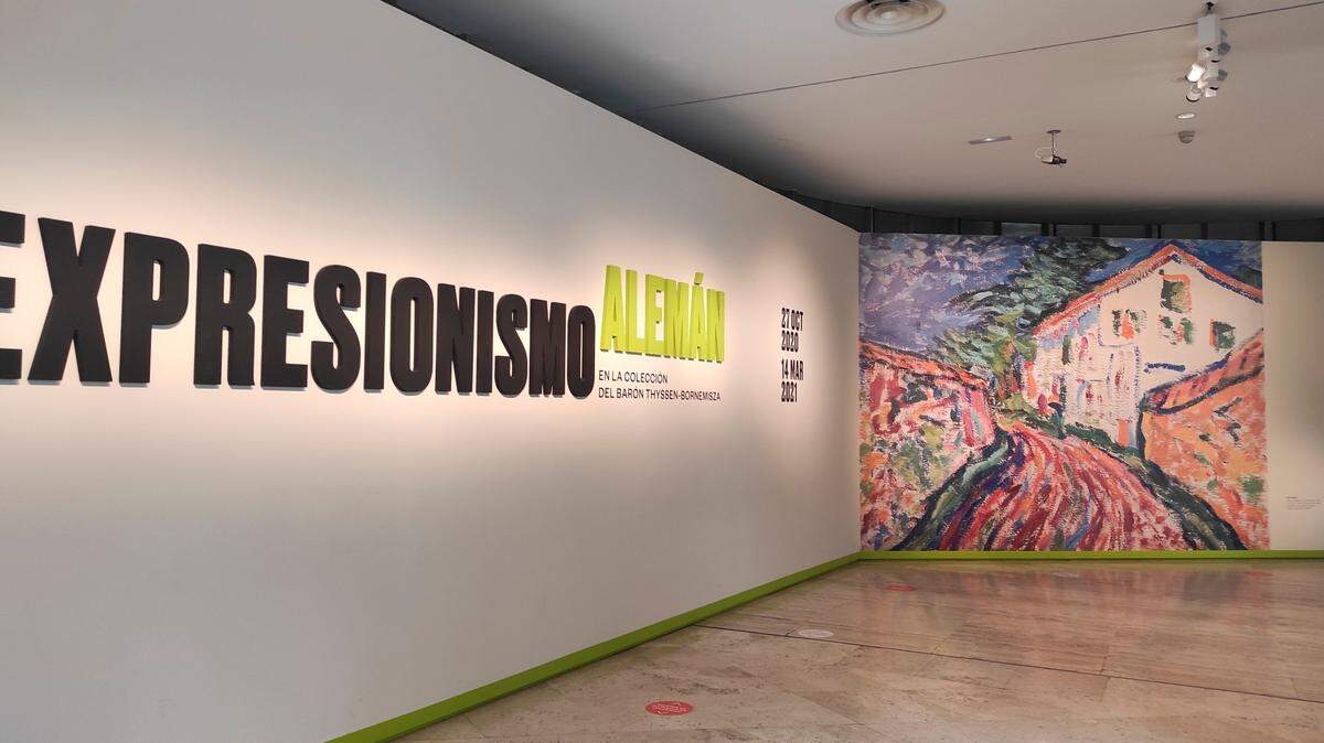 Una imagen de la exposición sobre el “Expresionismo alemán” en el Museo Thyssen.