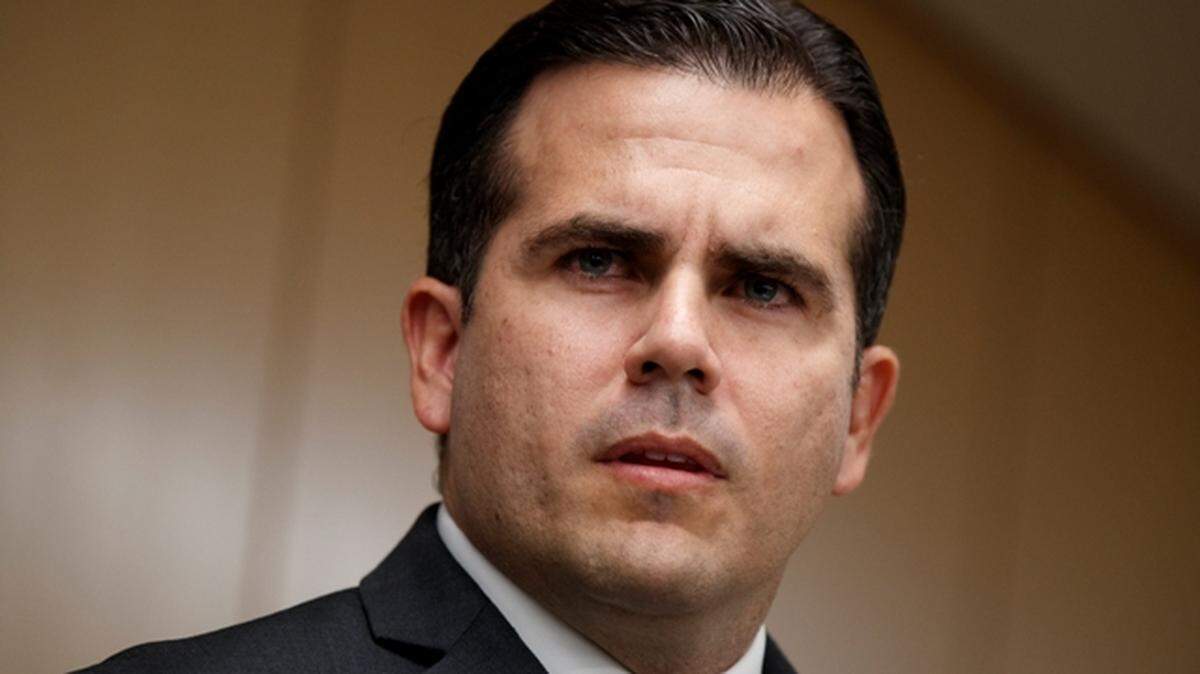 El gobernador de Puerto Rico, Ricardo Roselló. 